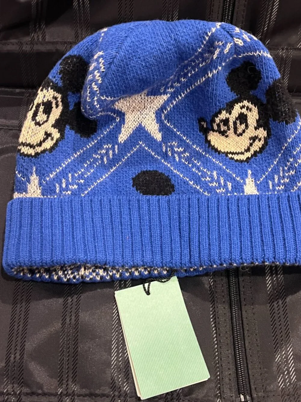 Gucci x Disney Jacquard-knit Beanie Hat in Blue NEW with Tag